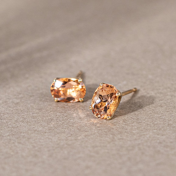 Imperial Topaz Ear Studs