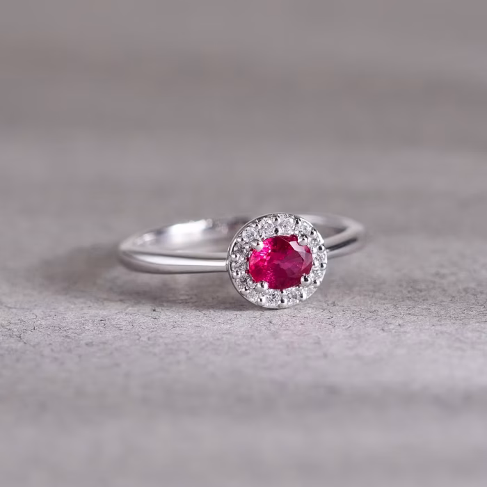 Bon Bon Ring with Ruby