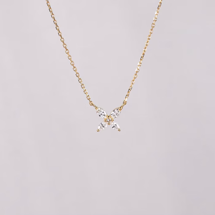 Butterfly Diamond Necklace