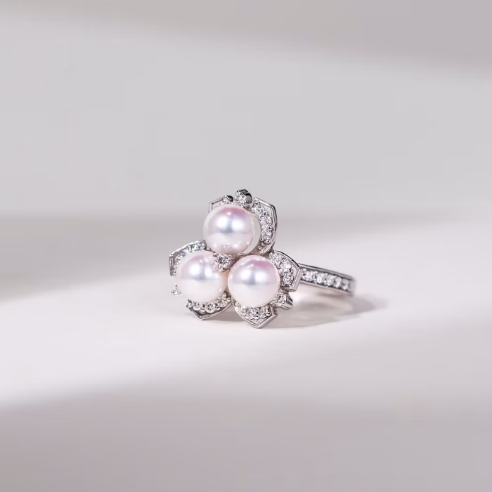 Sakura no Shizuku Akoya Pearl Ring